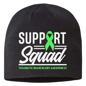 Support TBI Support Squad Traumatic Brain Injury Awareness Sustainable Beanie