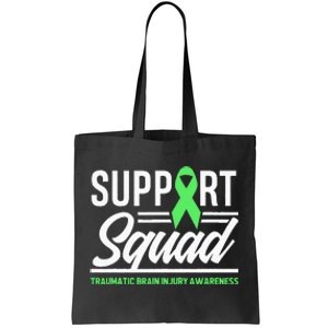 Support TBI Support Squad Traumatic Brain Injury Awareness Tote Bag