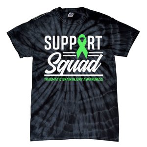 Support TBI Support Squad Traumatic Brain Injury Awareness Tie-Dye T-Shirt