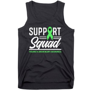 Support TBI Support Squad Traumatic Brain Injury Awareness Tank Top