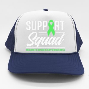 Support TBI Support Squad Traumatic Brain Injury Awareness Trucker Hat