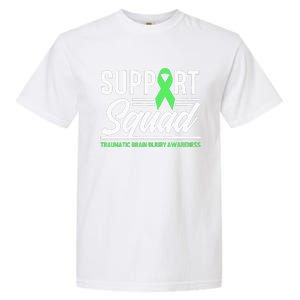 Support TBI Support Squad Traumatic Brain Injury Awareness Garment-Dyed Heavyweight T-Shirt