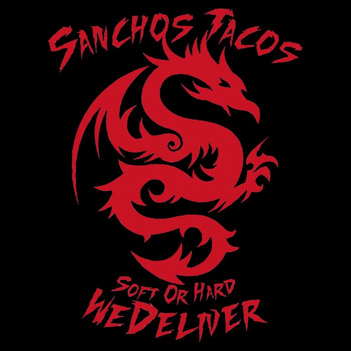 Sanchos Tacos Soft Or Hard We Deliver Apparel Button