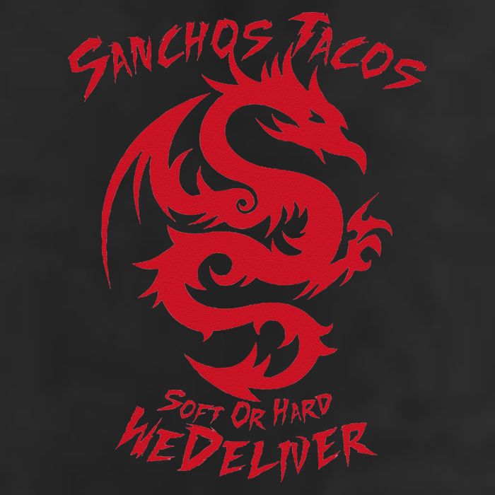 Sanchos Tacos Soft Or Hard We Deliver Apparel Golf Towel