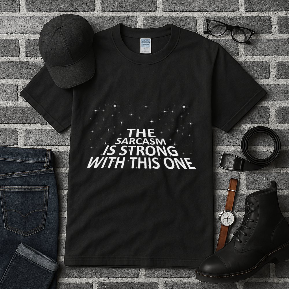 Sarcastic The Sarcasm Is Strong With This One Tall T-Shirt