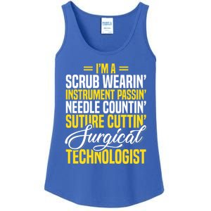 Surgical Technologist Scrub Tech Surg Technician Funny Gift Ladies Essential Tank