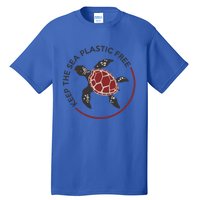 Save The Sea Turtles Keep The Oceans Plastic Free Marine Gift Tall T-Shirt