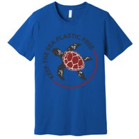 Save The Sea Turtles Keep The Oceans Plastic Free Marine Gift Premium T-Shirt