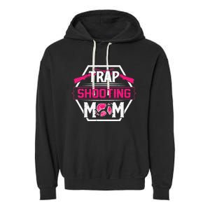 Skeet Trap Shooting Mom funny sport Mother's Day Garment-Dyed Fleece Hoodie