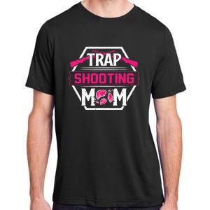 Skeet Trap Shooting Mom funny sport Mother's Day Adult ChromaSoft Performance T-Shirt