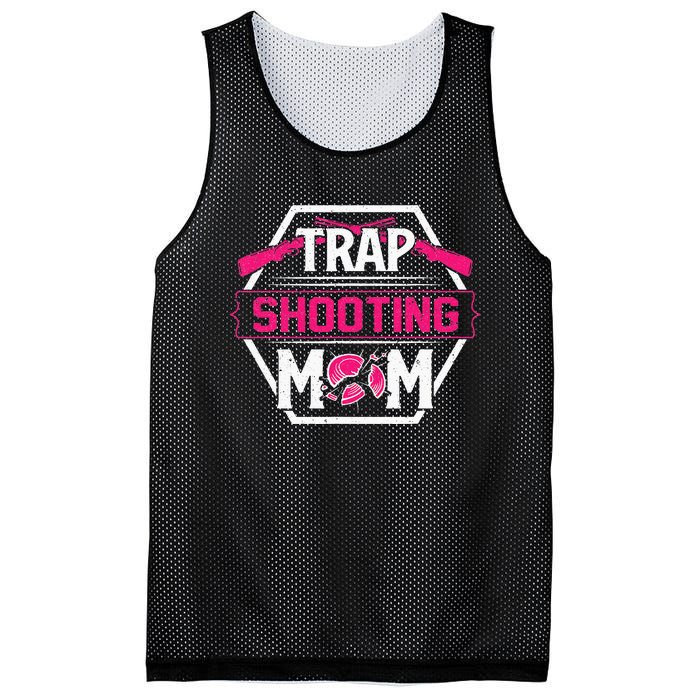 Skeet Trap Shooting Mom funny sport Mother's Day Mesh Reversible Basketball Jersey Tank