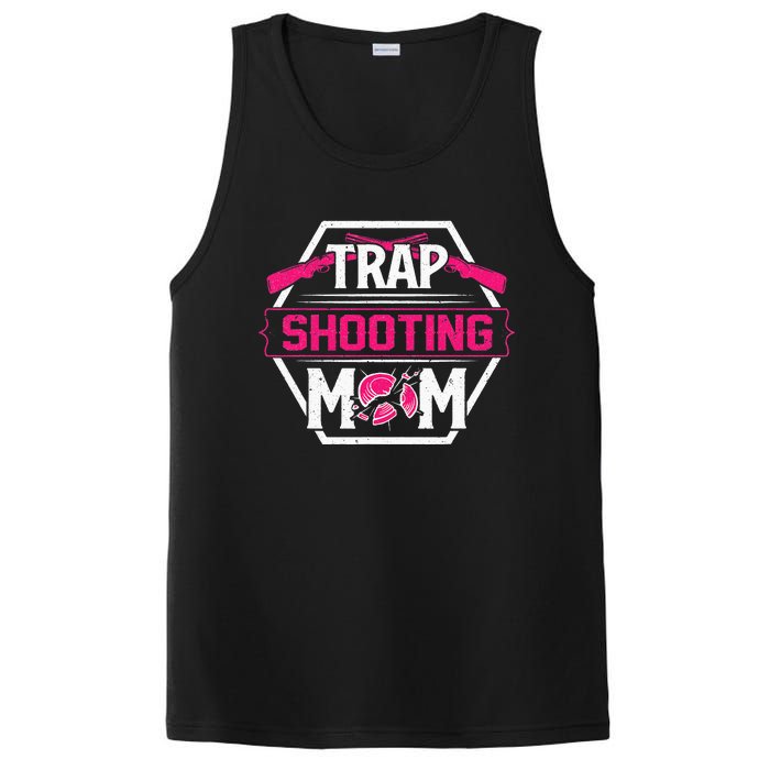 Skeet Trap Shooting Mom funny sport Mother's Day PosiCharge Competitor Tank