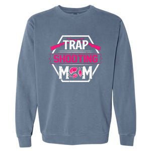 Skeet Trap Shooting Mom funny sport Mother's Day Garment-Dyed Sweatshirt