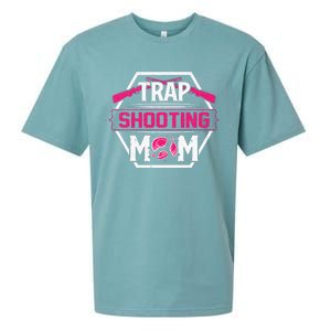 Skeet Trap Shooting Mom funny sport Mother's Day Sueded Cloud Jersey T-Shirt