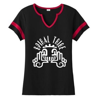 Spiral Tribe Ladies Halftime Notch Neck Tee