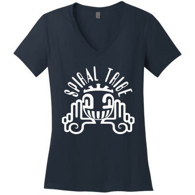 Spiral Tribe Women's V-Neck T-Shirt