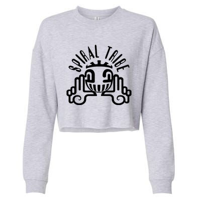 Spiral Tribe Cropped Pullover Crew