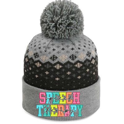 Speech Therapy The Baniff Cuffed Pom Beanie