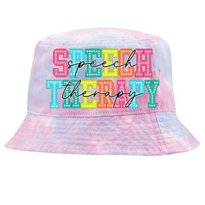 Speech Therapy Tie-Dyed Bucket Hat