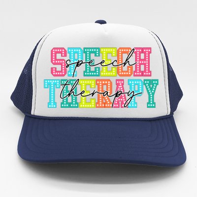 Speech Therapy Trucker Hat