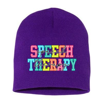 Speech Therapy Short Acrylic Beanie