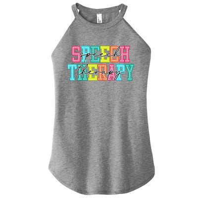 Speech Therapy Women’s Perfect Tri Rocker Tank