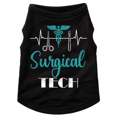 Scrub Tech Surgical Tech Week Technologist Technicians Ekg Cool Gift Doggie Tank