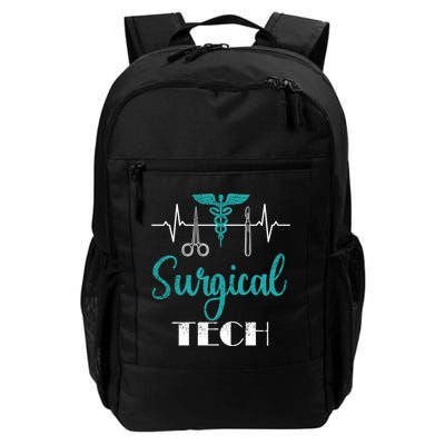 Scrub Tech Surgical Tech Week Technologist Technicians Ekg Cool Gift Daily Commute Backpack