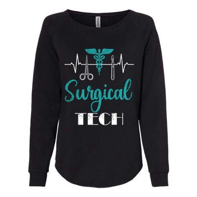 Scrub Tech Surgical Tech Week Technologist Technicians Ekg Cool Gift Womens California Wash Sweatshirt