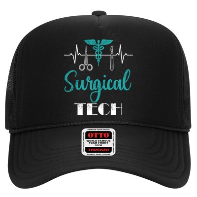 Scrub Tech Surgical Tech Week Technologist Technicians Ekg Cool Gift Trucker Hat