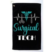 Scrub Tech Surgical Tech Week Technologist Technicians Ekg Cool Gift Golf Towel