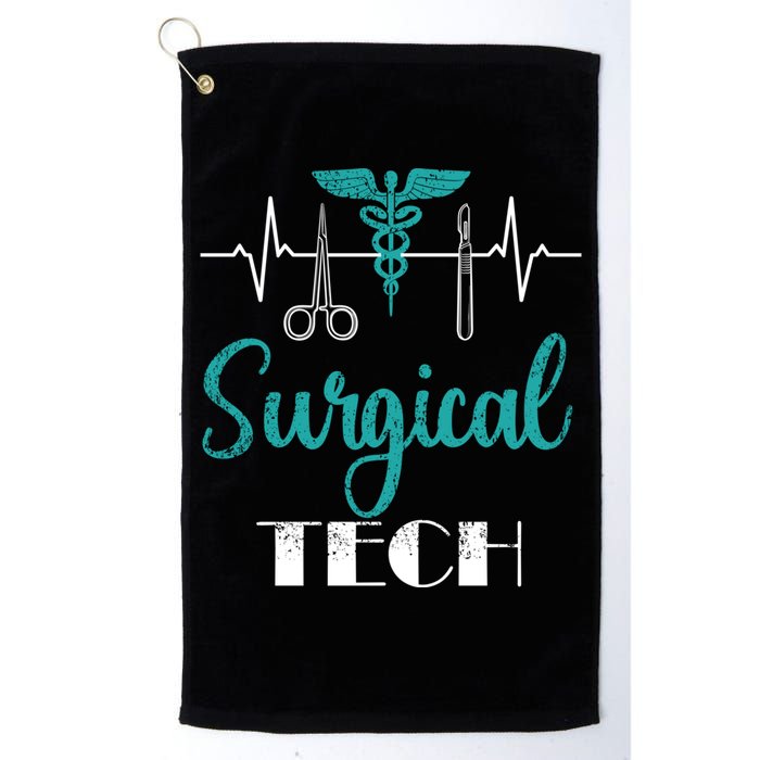 Scrub Tech Surgical Tech Week Technologist Technicians Ekg Cool Gift Golf Towel