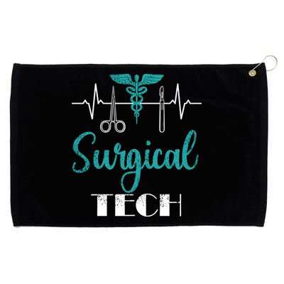 Scrub Tech Surgical Tech Week Technologist Technicians Ekg Cool Gift Grommeted Golf Towel