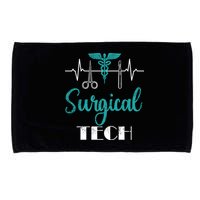 Scrub Tech Surgical Tech Week Technologist Technicians Ekg Cool Gift Microfiber Hand Towel