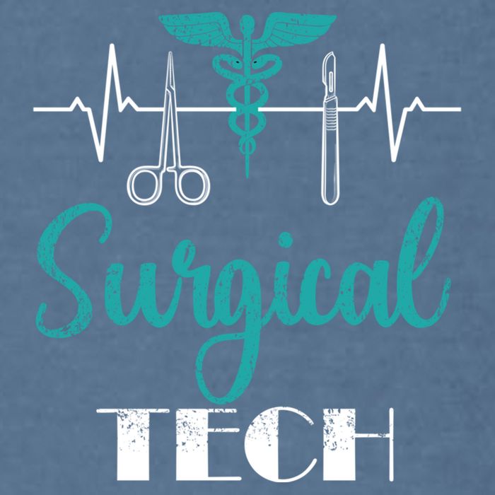 Scrub Tech Surgical Tech Week Technologist Technicians Ekg Cool Gift Garment-Dyed Sweatshirt