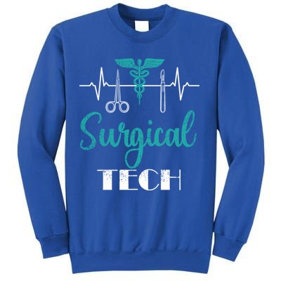 Scrub Tech Surgical Tech Week Technologist Technicians Ekg Cool Gift Sweatshirt
