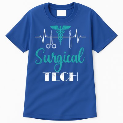 Scrub Tech Surgical Tech Week Technologist Technicians Ekg Cool Gift Tall T-Shirt