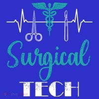 Scrub Tech Surgical Tech Week Technologist Technicians Ekg Cool Gift Button