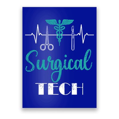 Scrub Tech Surgical Tech Week Technologist Technicians Ekg Cool Gift Poster