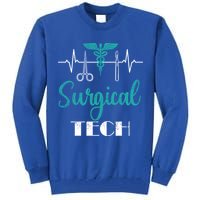 Scrub Tech Surgical Tech Week Technologist Technicians Ekg Cool Gift Tall Sweatshirt