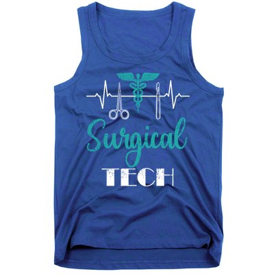 Scrub Tech Surgical Tech Week Technologist Technicians Ekg Cool Gift Tank Top