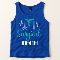 Scrub Tech Surgical Tech Week Technologist Technicians Ekg Cool Gift Tank Top