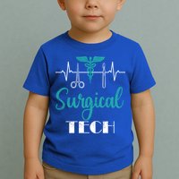 Scrub Tech Surgical Tech Week Technologist Technicians Ekg Cool Gift Toddler T-Shirt