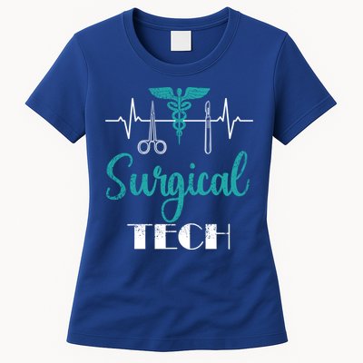 Scrub Tech Surgical Tech Week Technologist Technicians Ekg Cool Gift Womens T-Shirt