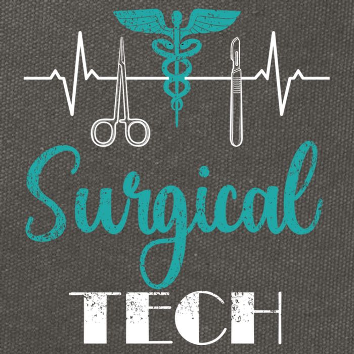 Scrub Tech Surgical Tech Week Technologist Technicians Ekg Cool Gift Cotton Canvas Backpack