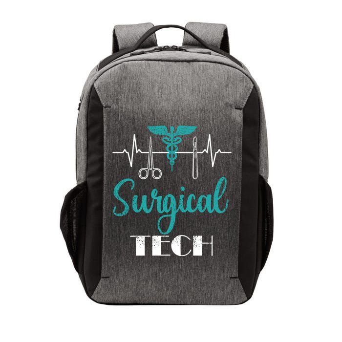 Scrub Tech Surgical Tech Week Technologist Technicians Ekg Cool Gift Vector Backpack