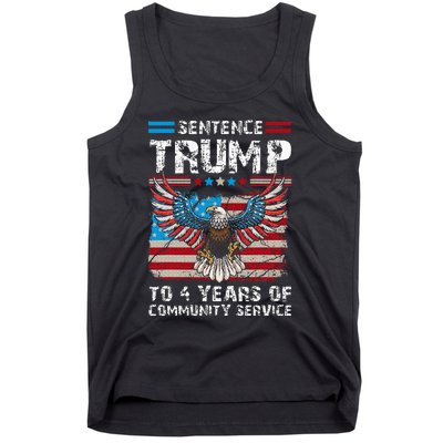 Sentence Trump To 4 Years Of Community Service Trump 2024 Tank Top