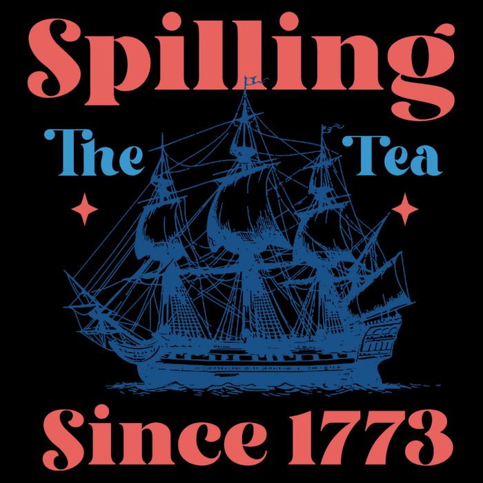 Spilling The Tea Since 1773 Zip Tote Bag