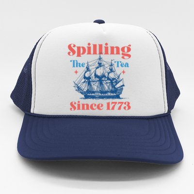 Spilling The Tea Since 1773 Trucker Hat