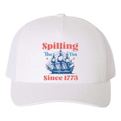 Spilling The Tea Since 1773 Yupoong Adult 5-Panel Trucker Hat